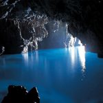 Interno della Grotta Azzurra a Palinuro, nel Cilento