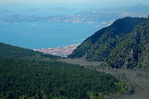 Panorama sul Fiume di Lava del 1944 del Vesuvio