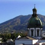Panorama di Sant'Anastasia con il Santuario della Madonna dell'Arco