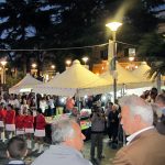 Stand presso la fiera dell'asparago selvatico di montagna a Caserta, in località Pozzovetere