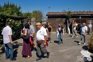 Il cortile del Museo della civiltà contadina a Somma Vesuviana (Na) - foto di Gianfranco Adduci