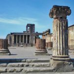 Scorcio dell'area archeologica di Pompei