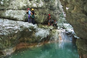 Percorsi avventura nelle Gole di Caccaviola (ph G. Maturo / Matese Escursioni)