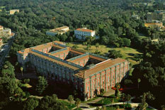 Il real bosco di Capodimonte con il Museo, a Napoli