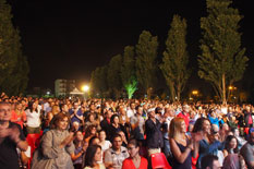 Il pubblico di Pomigliano Jazz Festival al Parco delle Acque di Pomigliano d'Arco (Na)