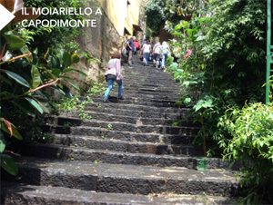 Salita Moiarello sulla collina di Capodimonte a Napoli