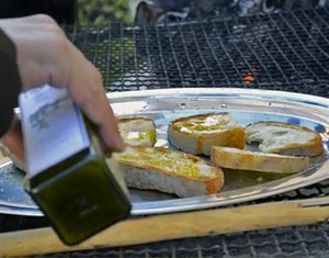 Bruschette con l'olio di Carife a Carifolio