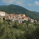 Panorama di Pisciotta, nel Cilento