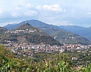 Panorama dei monti a Giffoni Valle Piana