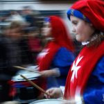 La banda musicale alla processione degli animali di Cicciano (ph Daniela Cesarini)