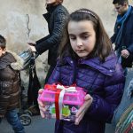 Ogni tipo di animale domestico è portato in processione per Sant'Antonio (ph Martina D'Amodio)