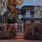 Il legno pronto per il focarone in piazza a Cicciano (ph Brigitta Casieri)