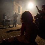 Parenti e amici festeggiano Sant'Antonio Abate a Cicciano (ph Gianfranco Adduci)