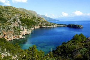 Panorama della Baia degli Infreschi, a Camerota, nel Cilento