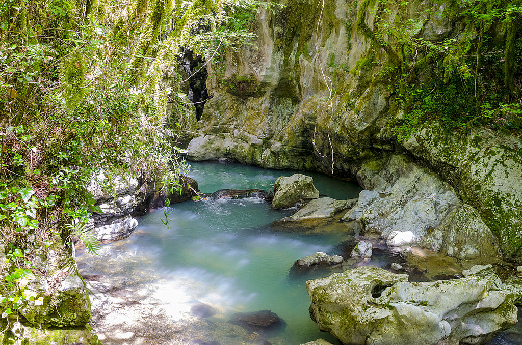 Oasi WWF Grotte del Bussento a Morigerati, nel Cilento