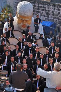 Festa di Sant'Antonio a Macerata Campania, una Battuglia della Pastellessa