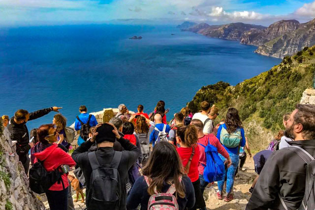 Panorama dal Sentiero degli Dei