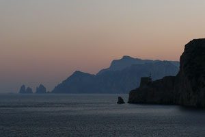 Escursione serale nella baia di Ieranto