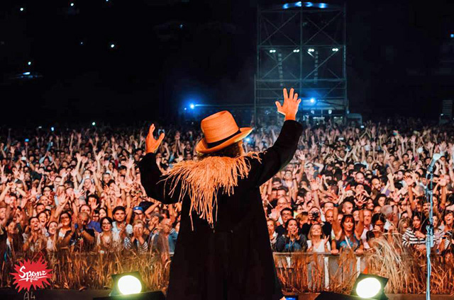 Sponz Fest, concerto di Vinicio Capossela (foto Giuseppe Di Maio)