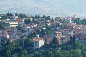 Panorama di Castel Baronia in Irpinia
