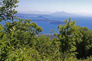 Panorama dalla vetta dell'Epomeo ad Ischia