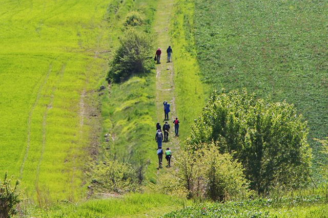 Un tratto della via traiana nel Sannio