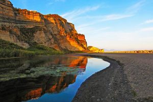 Il laghetto nell'oasi di Torrefumo a Monte di Procida