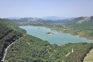 Panorama del lago Gallo di Matese