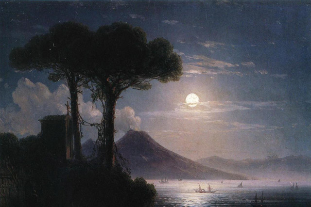 Moonlight in Naples, di di Ivan Aivazovsky