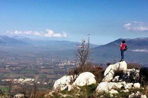 Panorama dalla vetta del Monte Maino, Colli Tifatini