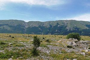 La cresta del Monte Mutria sul Matese
