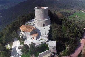 Roccaromana, panorama Torre Normanna