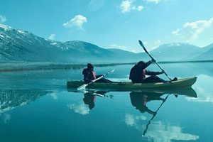 In Canoa sul Lago Matese