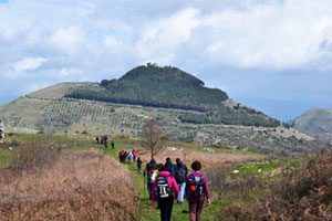 Il sentiero del gufo a Castel Morrone