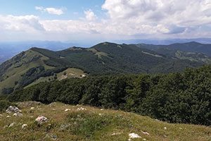 Panorama dalla vetta del monte Taburno