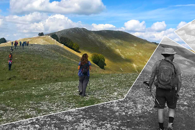 trekking sulla vetta del Monte Polveracchio